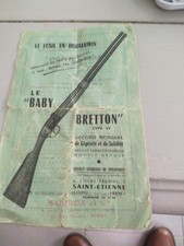 Prospectus fusil baby d'occasion  Ouistreham