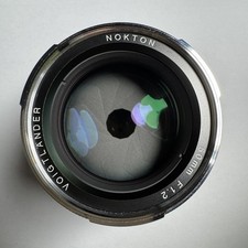 Voigtlander nokton 50mm for sale Voigtlander nokton 50mm for sale  ABERDARE