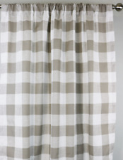 Plaid curtain panels for sale  Blanchard