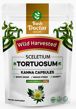 Sceletium Tortuosum (Kanna) 500mg 200 cápsulas 100% selvagem planta inteira  comprar usado  Enviando para Brazil
