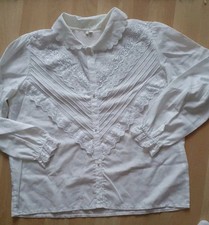 Bluse spitzenbluse weiß gebraucht kaufen  Dresden