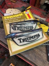 Triumph tank badges for sale Triumph tank badges for sale  PRESTON