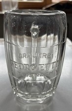 Glas bierkrug relief gebraucht kaufen  Moosthenning