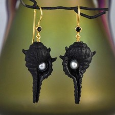 Brincos de caracol marinho murex chifre esculpido ouro espinélio Vermeil prata esterlina 5,74 g, usado comprar usado Brincos de caracol marinho murex chifre esculpido ouro espinélio Vermeil prata esterlina 5,74 g, usado comprar usado  Enviando para Brazil