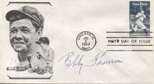 Bobby thomson autographed for sale  Falmouth