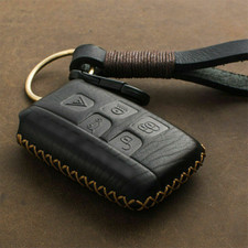 Chaveiro de carro de couro genuíno capa suporte corrente para Land Rover Range Rover comprar usado  Enviando para Brazil