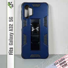 Capa para Galaxy A32 5G -Azul Escuro | Camada Dupla | Suporte | Defesa Robusta comprar usado Capa para Galaxy A32 5G -Azul Escuro | Camada Dupla | Suporte | Defesa Robusta comprar usado  Enviando para Brazil