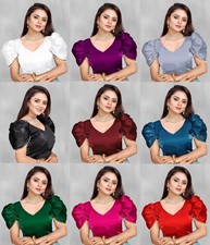 Blusa Saree Feminina Manga Curta Choli 28-38 comprar usado  Enviando para Brazil