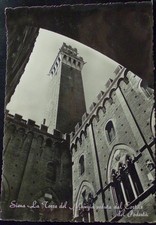 SIENA La Torre del Mangia veduta dal Cortile del Podestà - viaggiata nel 1954 comprar usado  Enviando para Brazil