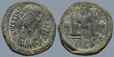 Byzanz follis justinian gebraucht kaufen  Karlsruhe