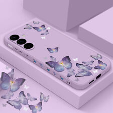 Capa macia borboleta roxa para Samsung S25 Ultra S24 S23 S22 A16 A55 A25 comprar usado  Enviando para Brazil