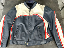 Retro lederkombi rot gebraucht kaufen  Dielheim
