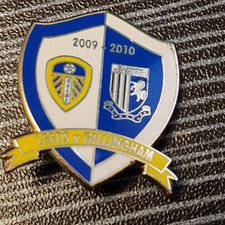 Leeds gillingham badge for sale  PONTYPRIDD