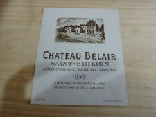 Etiquette vin chateau d'occasion  Quimperlé