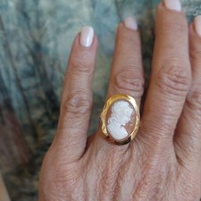 Anello vintage oro usato  Voghera