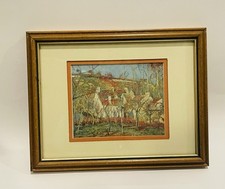 Estampa emoldurada The Red Roofs Village Corner Camille Pissarro comprar usado  Enviando para Brazil