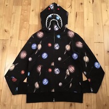 Moletom com capuz Galaxy Shark tamanho G zíper completo A Bathing Ape Bape Vape Abasing comprar usado  Enviando para Brazil