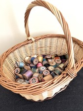Vintage wooden cotton for sale  SHAFTESBURY