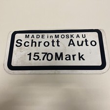 Altes blechschild schrott gebraucht kaufen  München