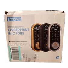 SMONET Smart Door Lock WiFi impressão digital entrada sem chave teclado digital trava Bk comprar usado  Enviando para Brazil