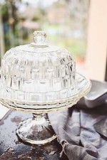 Alzata cloche vetro usato  Vilminore di Scalve