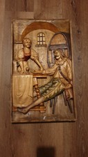 Holzbild handgeschnitzt alt gebraucht kaufen  Doberlug-Kirchhain
