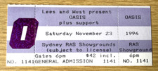 Oasis unsed ticket for sale  BRIGHOUSE