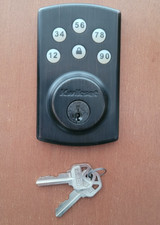 Kwikset Powerbolt 2 portas trava SmartKey veneziano bronze teclado de substituição vermelho tp comprar usado  Enviando para Brazil