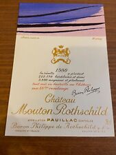 Etiquette château mouton d'occasion  Saint-Denis-de-Pile