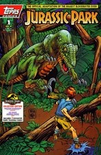 Jurassic Park #1 (2º) Muito bom estado; Topps | Adaptação para filmes - combinamos frete comprar usado  Enviando para Brazil
