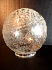 Clear crackle glass for sale  Springfield
