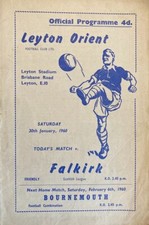 Leyton orient falkirk for sale  BUSHEY