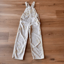 Usado, Macacão jeans Zara infantil feminino verde limão tingido creme tamanho 11/12 comprar usado  Enviando para Brazil