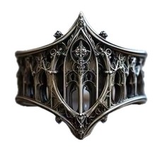 Anello goth chrome usato  Val di Nizza