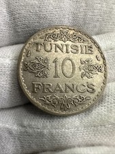 Francs tunisie argent d'occasion  Domont