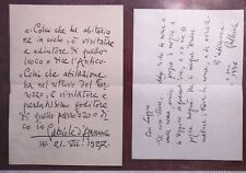 Rare lettere autografate usato  Pescara
