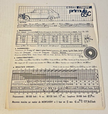 Feuillet autobianchi primula d'occasion  Quarré-les-Tombes