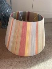 Striped woven lampshade for sale  GRANTHAM