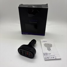 Adaptador de energia USB 4 portas carregador 60W carro carregador USB C para veículo comprar usado  Enviando para Brazil
