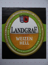 Bieretikett landgraf weizen gebraucht kaufen  Deutschland