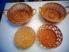 Four wicker woven for sale  DISS