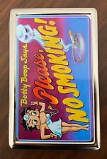 Carteira de proteção RFID tema prata metal cigarro tema não fumar Betty Boop comprar usado  Enviando para Brazil