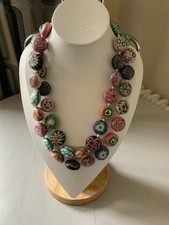 Colourful wooden beaded for sale  TELFORD