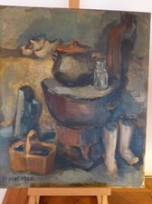 Huile toile marmite d'occasion  Versailles