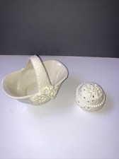 Porcelain flower basket for sale  Center Barnstead