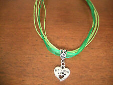 Collier organza vert d'occasion  Calais