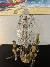 Girandoles cristal baccarat d'occasion  Baccarat