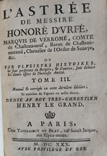 Astrée honoré urfé d'occasion  Toulouse-