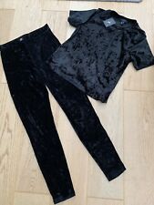 Ladies black velvet for sale  COLCHESTER