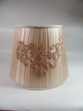 Pleated pale peach for sale  TIVERTON